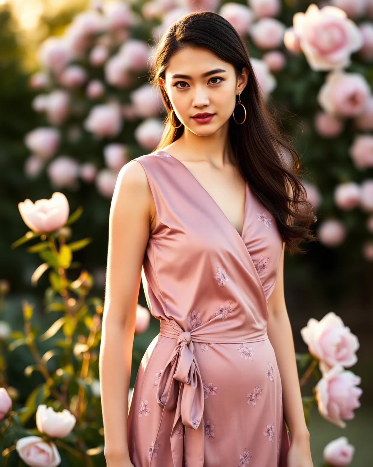 Peony Wrap Dress
