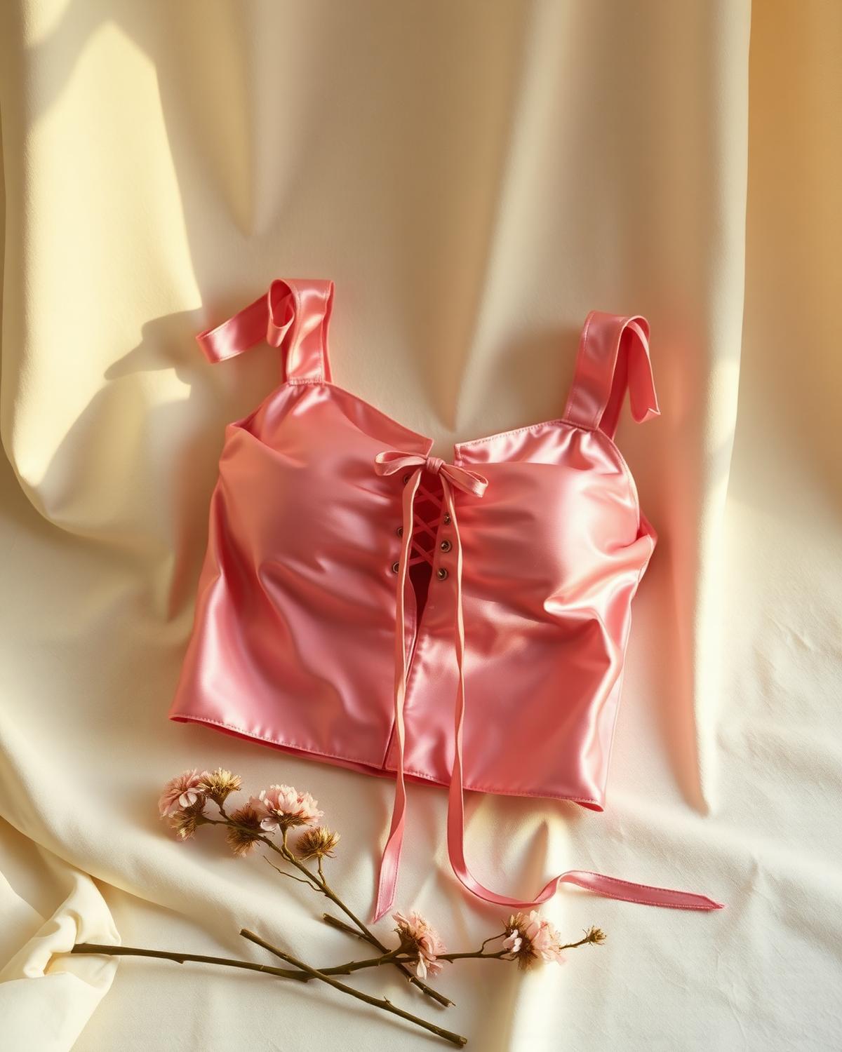Rose Ribbon Top