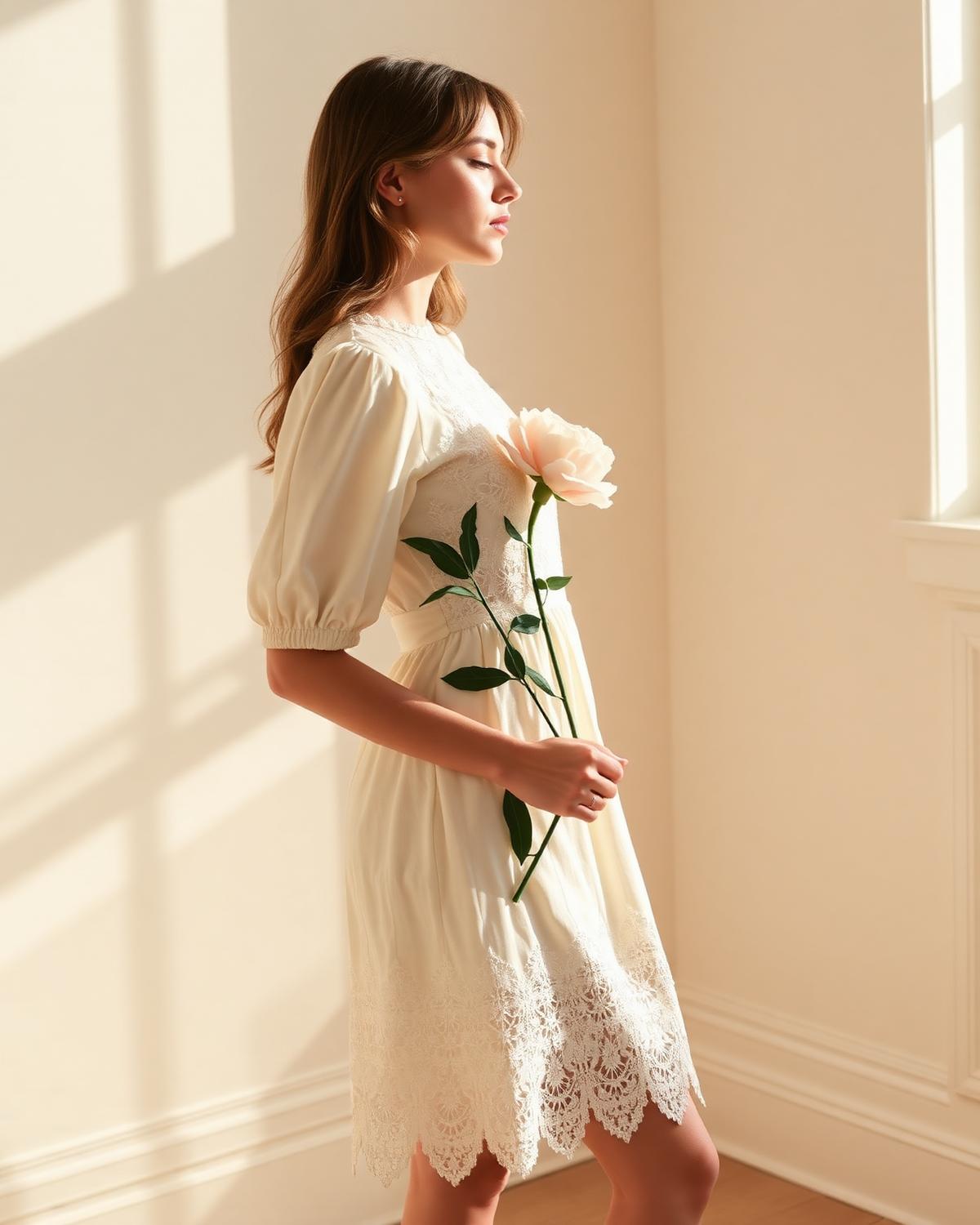 Vanilla Lace Midi